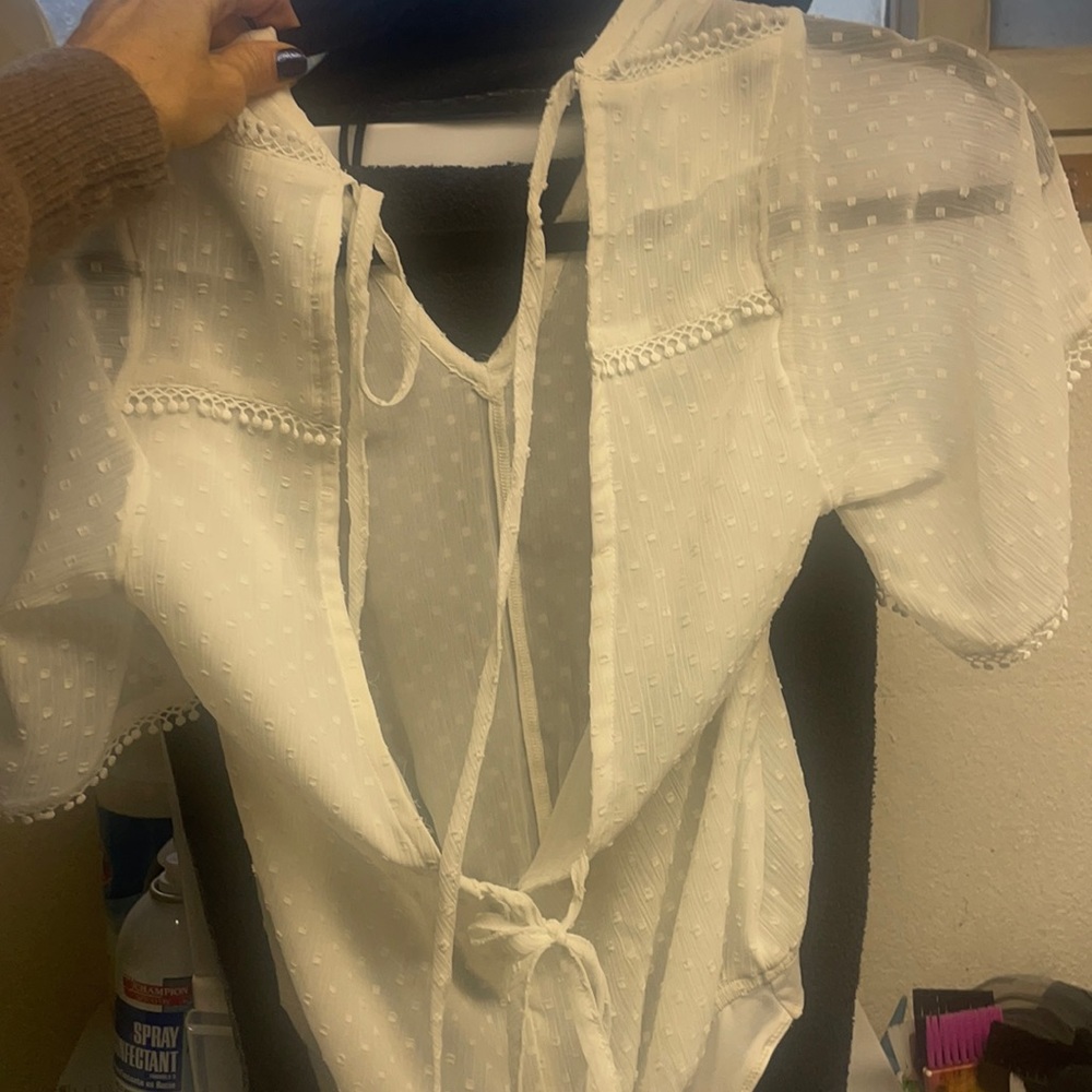 Abercrombie and Fitch bodysuit. Super cute with jeans blouses out